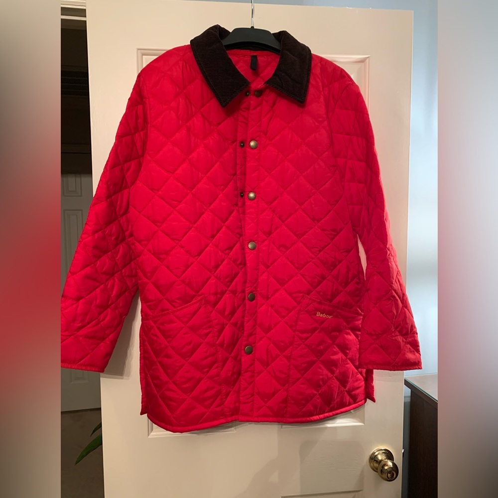 Barbour men’s Liddesdale jacket - red medium